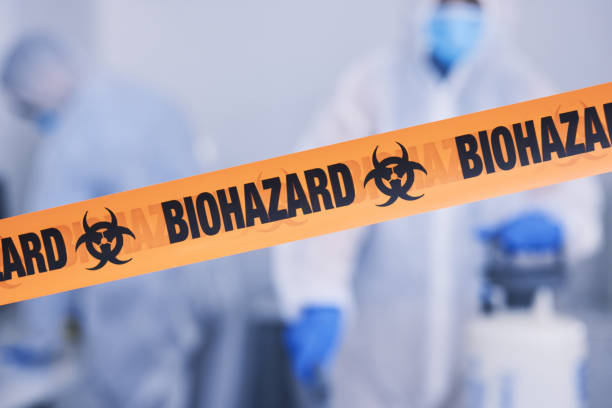 Professional Biohazard Cleanup technician working in Forestville, CA
